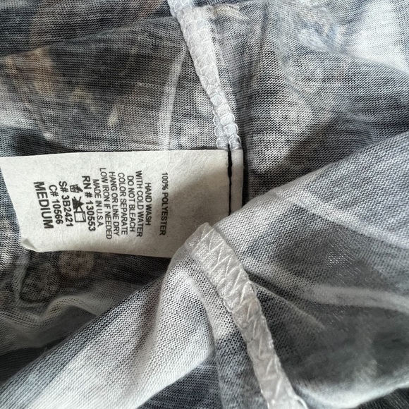 Cultureplug Printed Chain Striped Top Size M - Picture 4 of 5